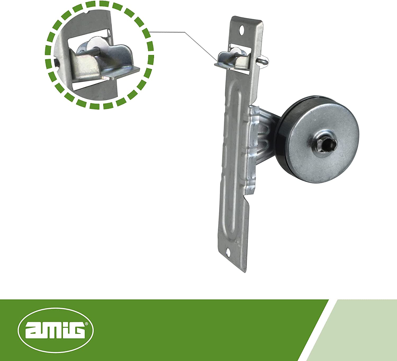 Colector compact din oțel pentru rulouri cu 1 tabletă, Amig - imagine 2