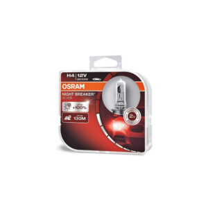 Set 2 becuri auto Osram H4 Night Breaker Silver 100%, 60/55W, 9923371