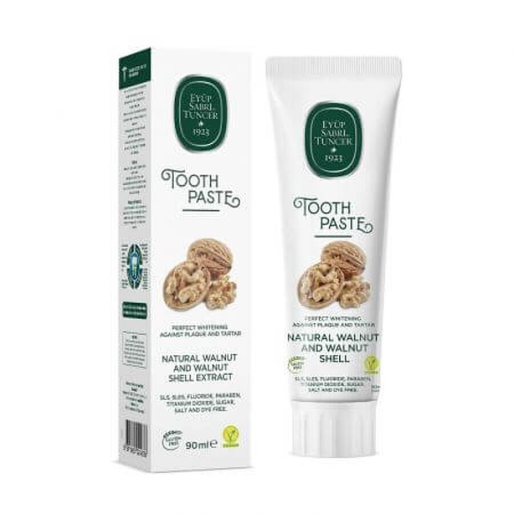 Pasta de dinți cu extract natural de nucă și coajă de nucă 90ml