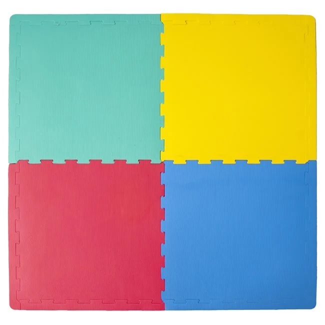 Set 4 bucati de Covoare Puzzle Colorat pentru Copii, 63x63cm
