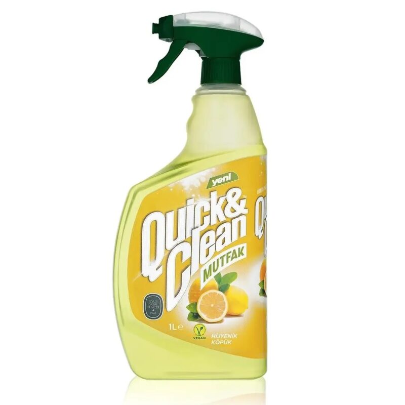 Solutie Quick&Clean curatat multisuprafete, ulei de lamaie si otet, 1l