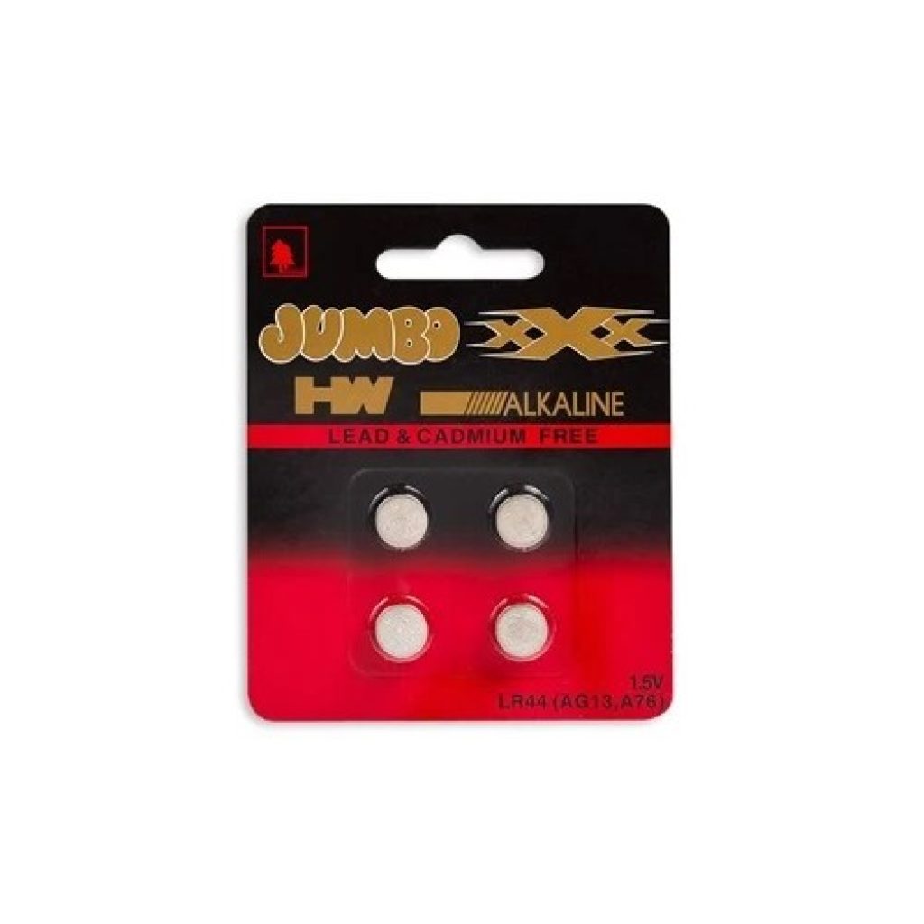 Baterii Alcaline tip Buton LR44 /AG13 / A76 - 4 bucati