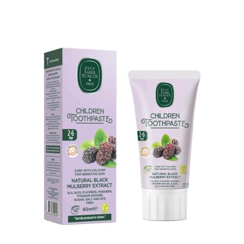 Pasta de dinti cu extract de dude negre, copii 2-6 ani, 60ml, Eyup
