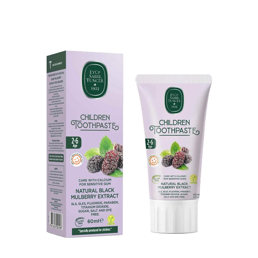 Pasta de dinti cu extract de dude negre, copii 2-6 ani, 60ml, Eyup