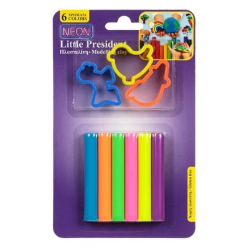 Set de Plastilină, 6 Culori Diferite, 9 Piese
