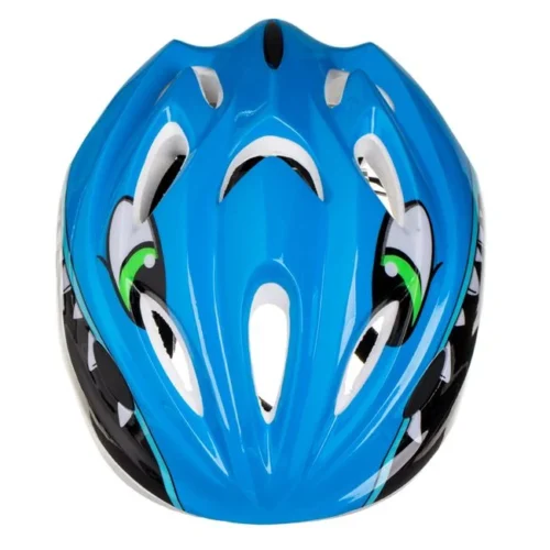 Cască de Ciclism Albastră cu Design de Rechin, 52-56 cm