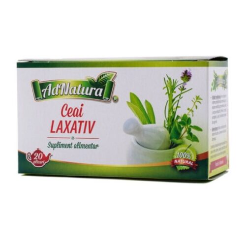 Ceai Laxativ, 20 pliculete, AdNatura Adserv