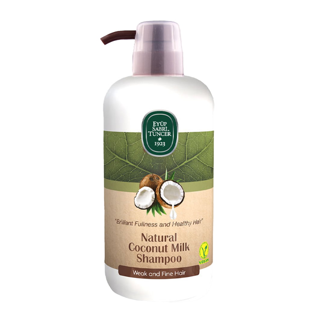 Șampon cu lapte natural de nucă de cocos, 600 ml, Eyüp Sabri