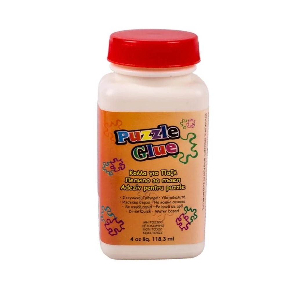 Adeziv pentru Puzzle cu Pensula, Solubil in Apa, 120ml