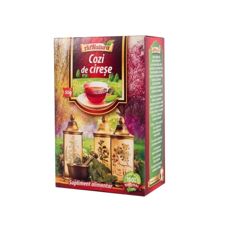 Ceai Cozi de Cirese, 50 grame, AdNatura Adserv