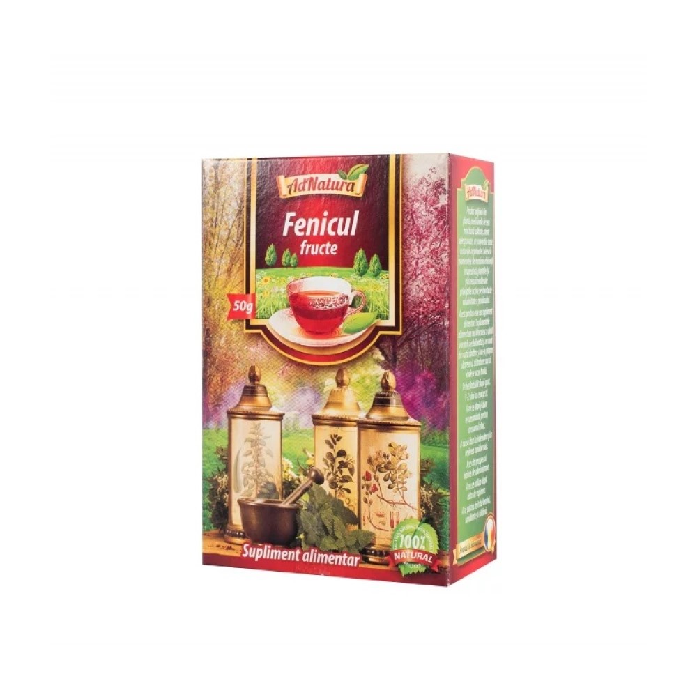 Ceai de Fenicul Fructe, 50 grame, AdNatura Adserv