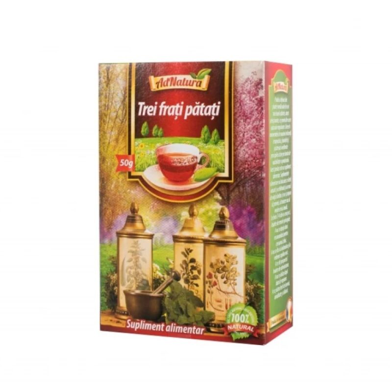 Ceai de Trei Frați Pătați, 50 grame, AdNatura Adserv