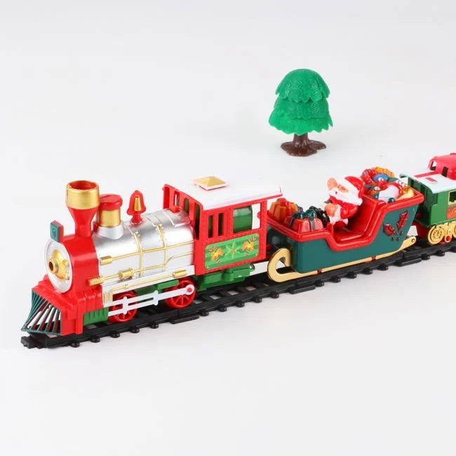 Trenulet de Craciun cu Muzica, 22 bucati, Jucarie