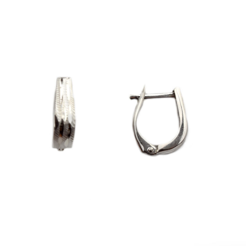 Cercei argint rodiat DA194