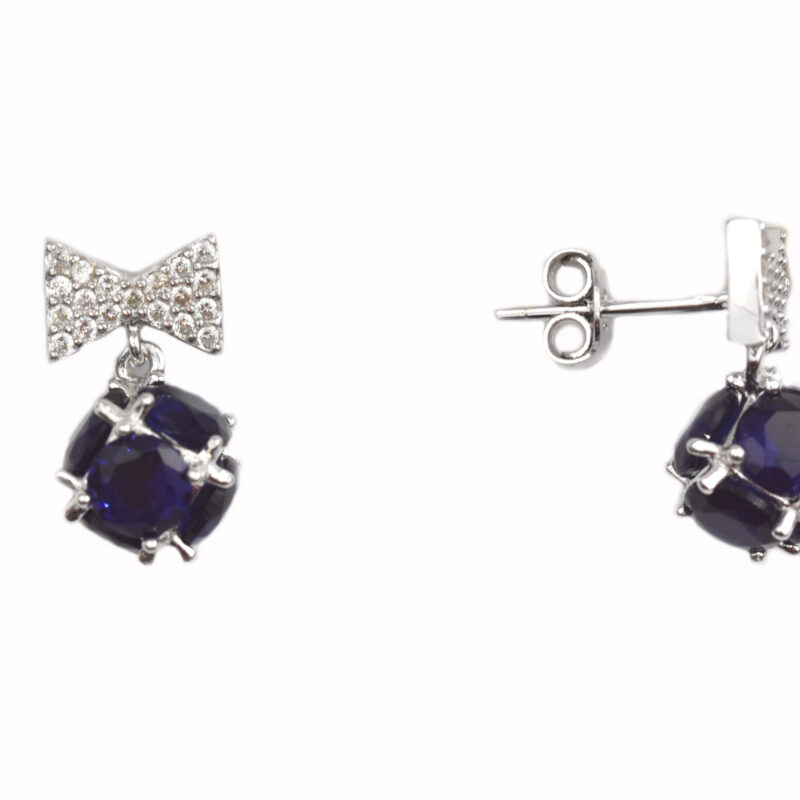 Cercei argint rodiat fundita DA126