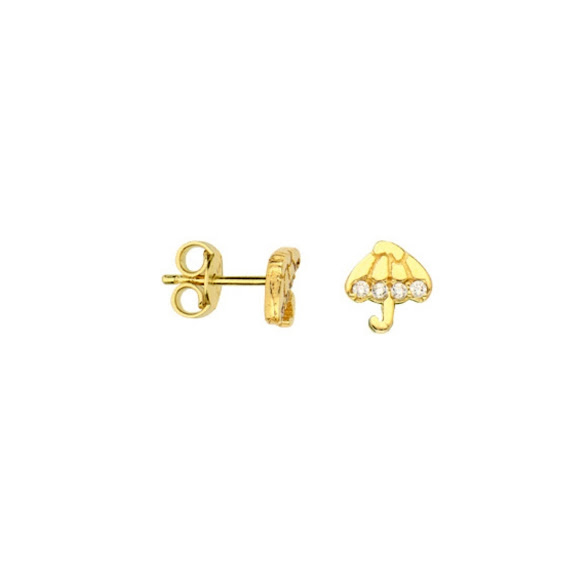 Cercei aur galben copii umbrelute DA537