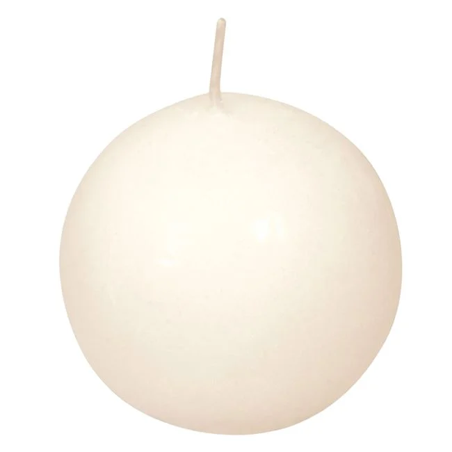 Lumanare Parfumata in forma de Sfera cu aroma de Vanilie 05x5cm