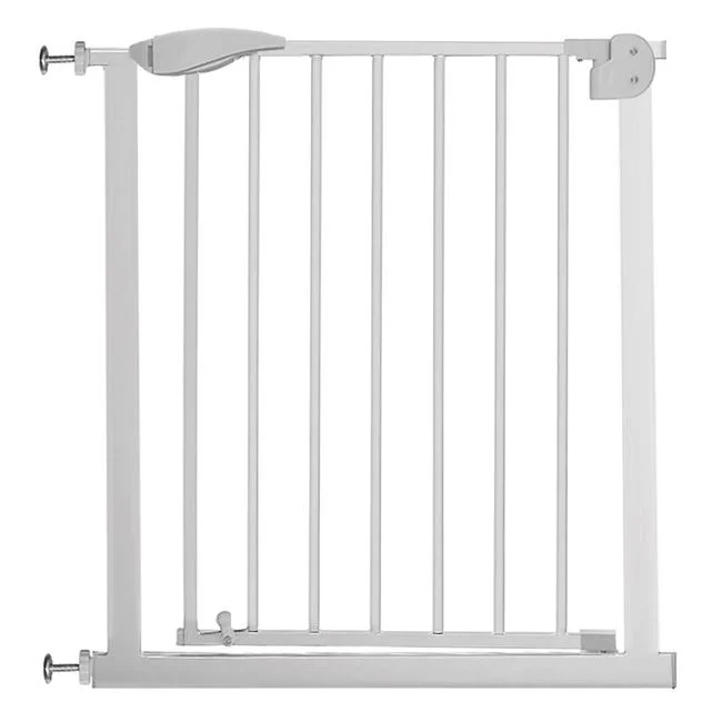 Bariera de Siguranta pentru Copii, Inchidere Automata, Alba, 76x75-82cm