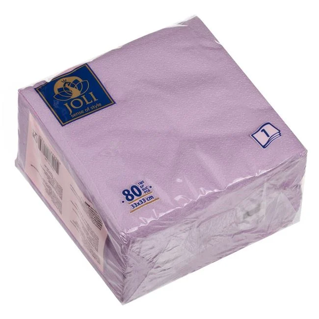 Servetele Lila Pastel de Masa cu 1 Strat 33x33cm 80buc - imagine 3