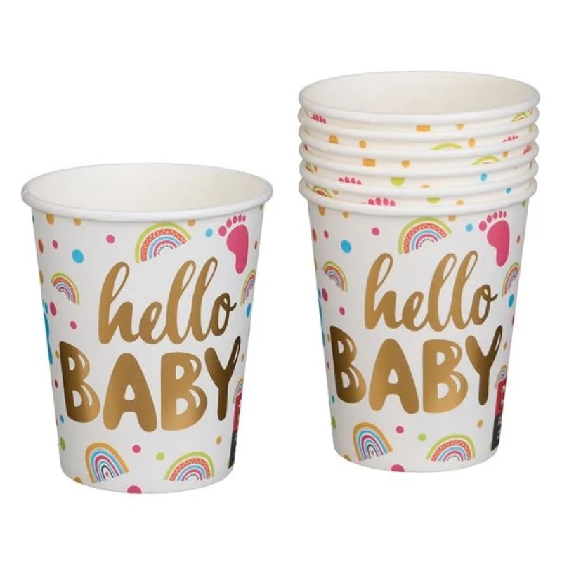 Pahare din Carton pentru Petrecere 270ml 6buc