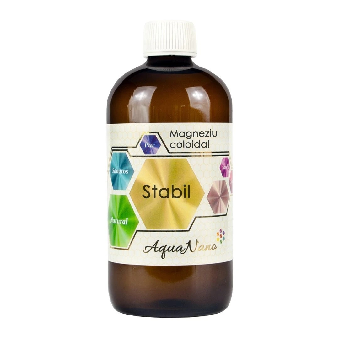 Magneziu Coloidal Stabil, 50 ppm, 480 ml Aghoras