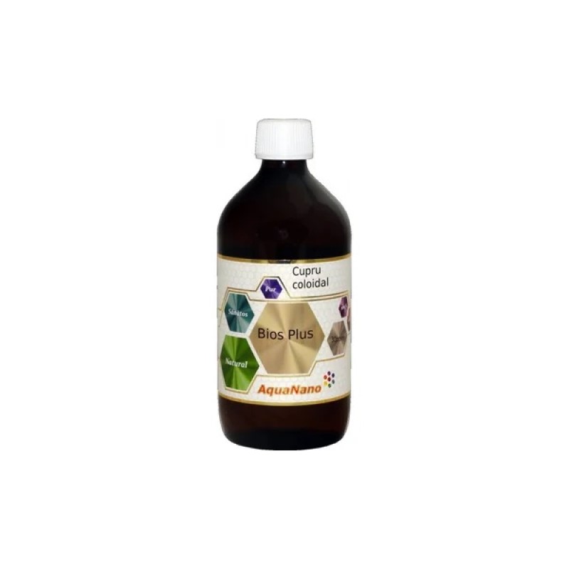 Cupru Coloidal Aghoras Bios Plus 30 ppm, 480 ml Aghoras