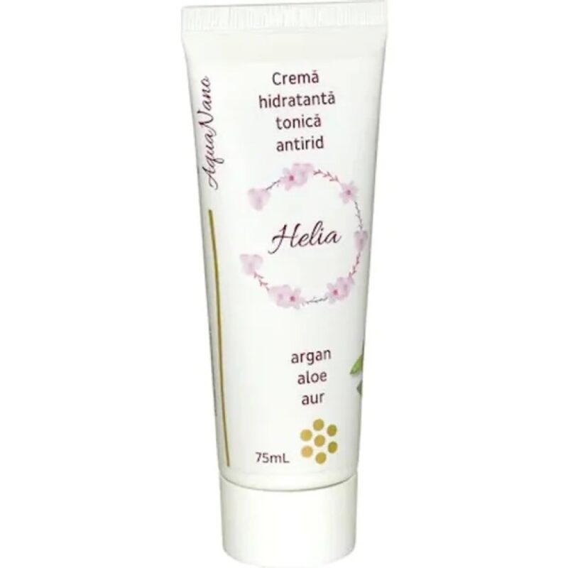 Crema de Față Helia, Aur, Argint și Platină Coloidală, 75 ml, Aghoras
