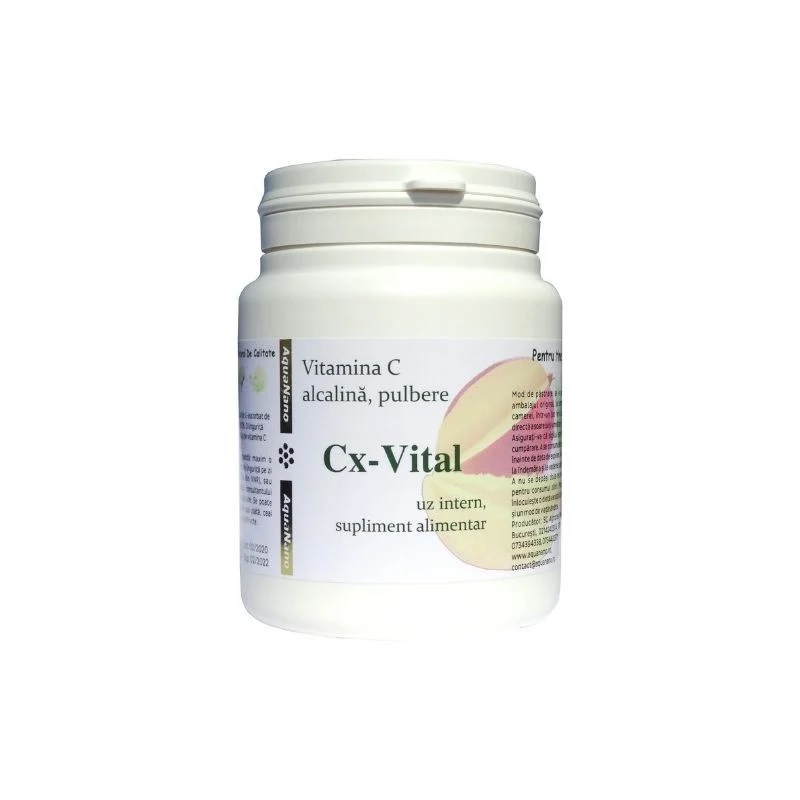 Vitamina C Alcalina Tamponata Pulbere Cx-VITAL 100g Aghoras