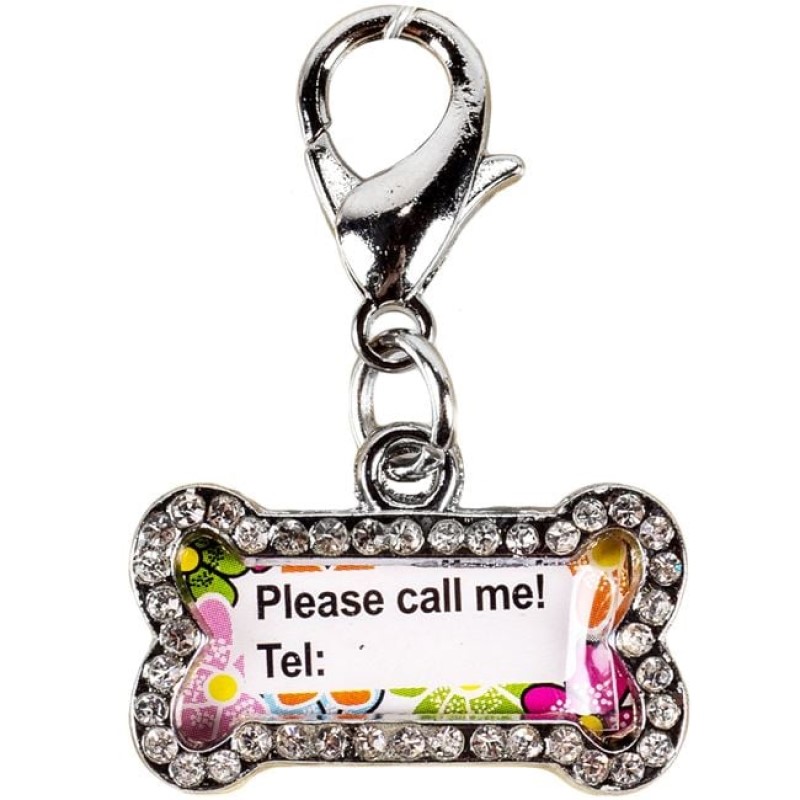 Bijuterie tip Placuta cu Numar de Telefon pentru Caine Os