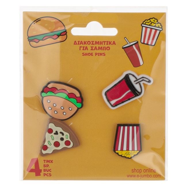 Accesorii Decorat Saboti, Modele Alimante, 4 bucati - imagine 4