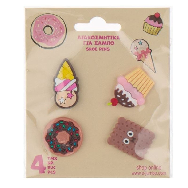 Accesorii Decorat Saboti, Modele de Prajituri, 4 bucati - imagine 4