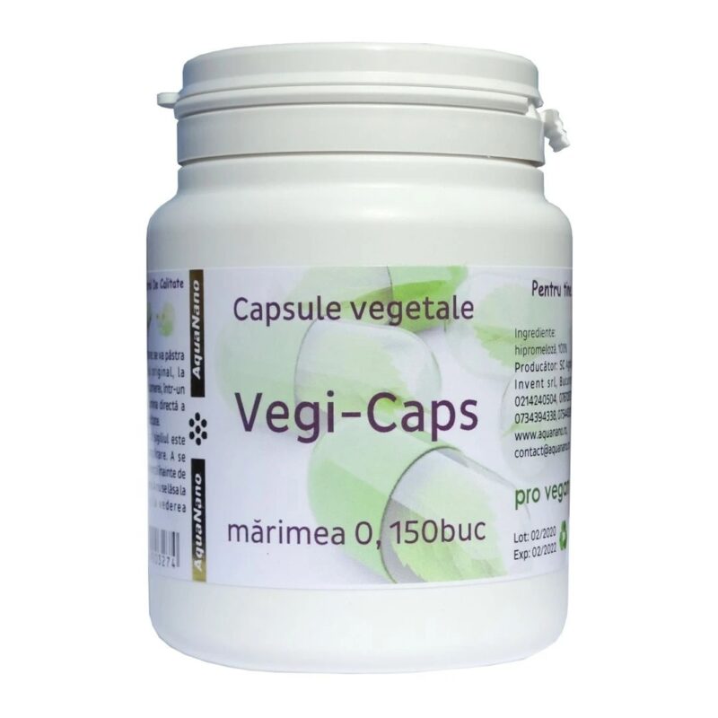Capsule Vegetale Goale, 150 buc, Vegi-Caps, Aghoras