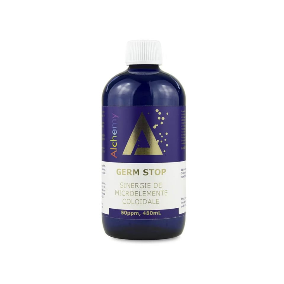 Germ Stop Sinergie Microelemente Coloidale 50ppm, 480ml, Alchemy