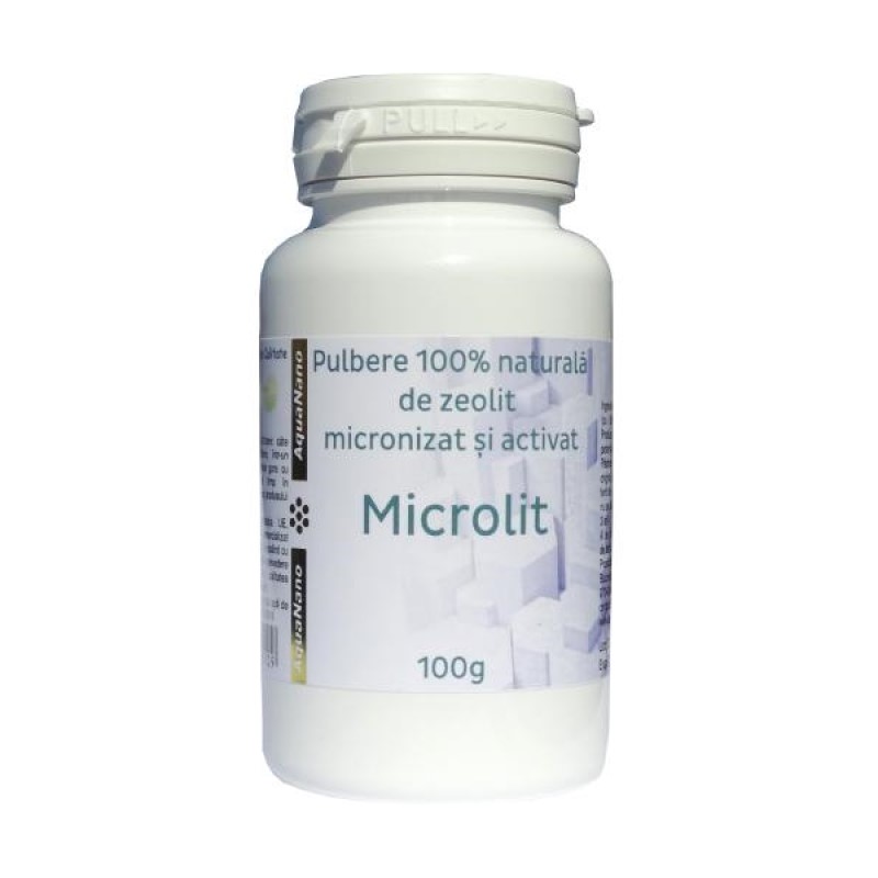 Zeolit Micronizat si Activat Aquanano-Microlit, 100g, Aghoras