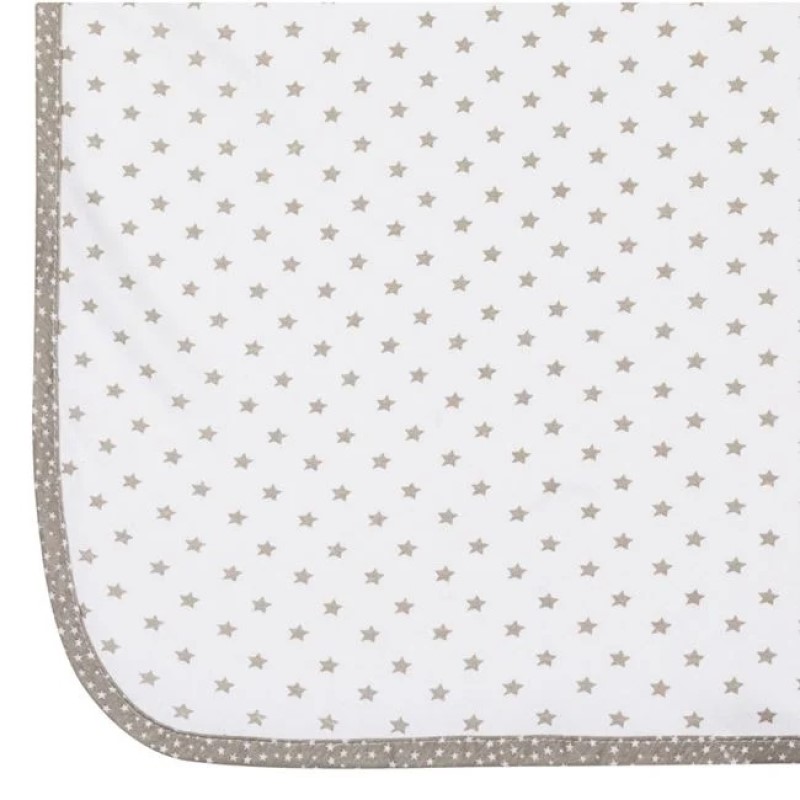 Patura din Bumbac pentru Patut Stelute Gri 90x80cm