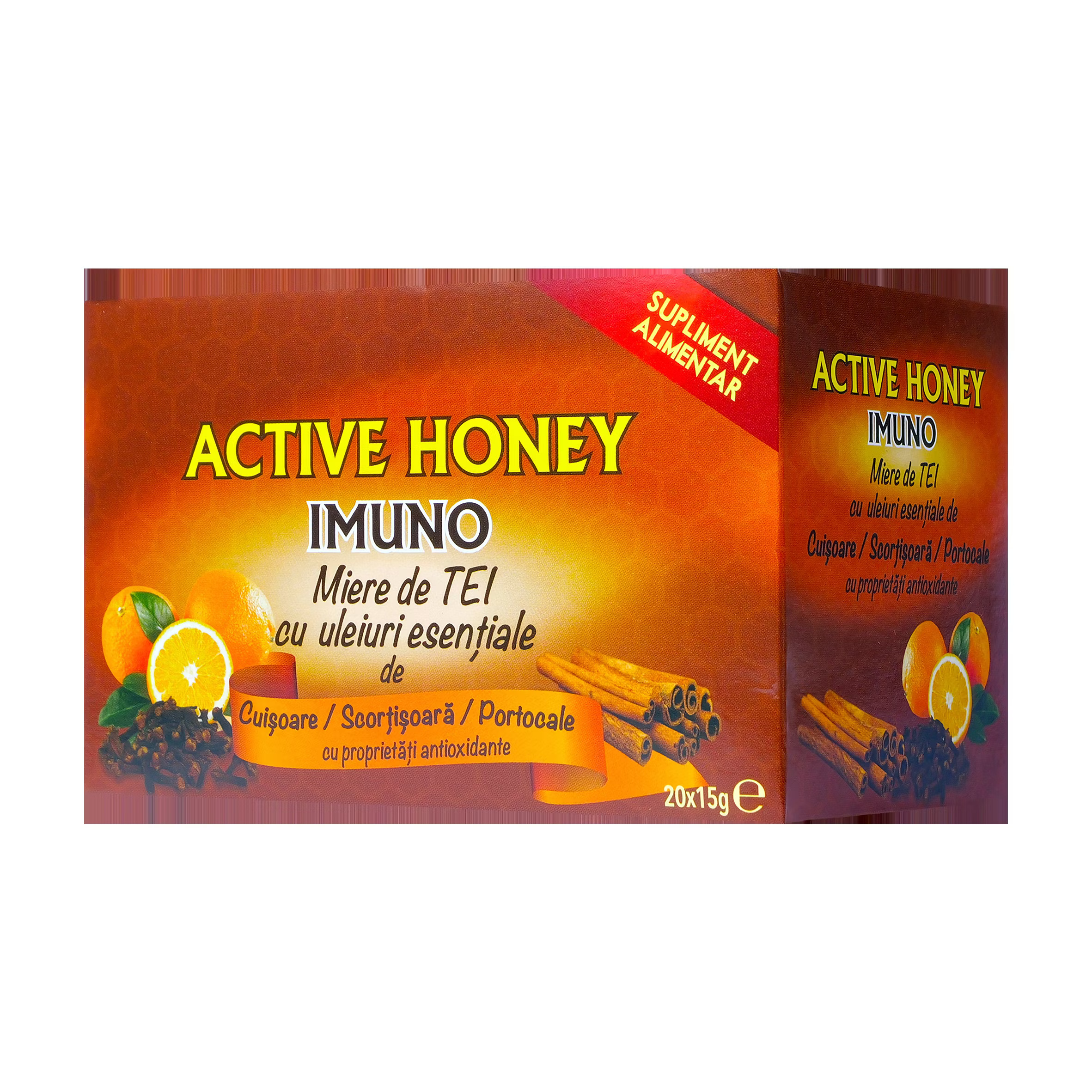 Active Honey Imuno 15gr x 20buc Apicola Costache