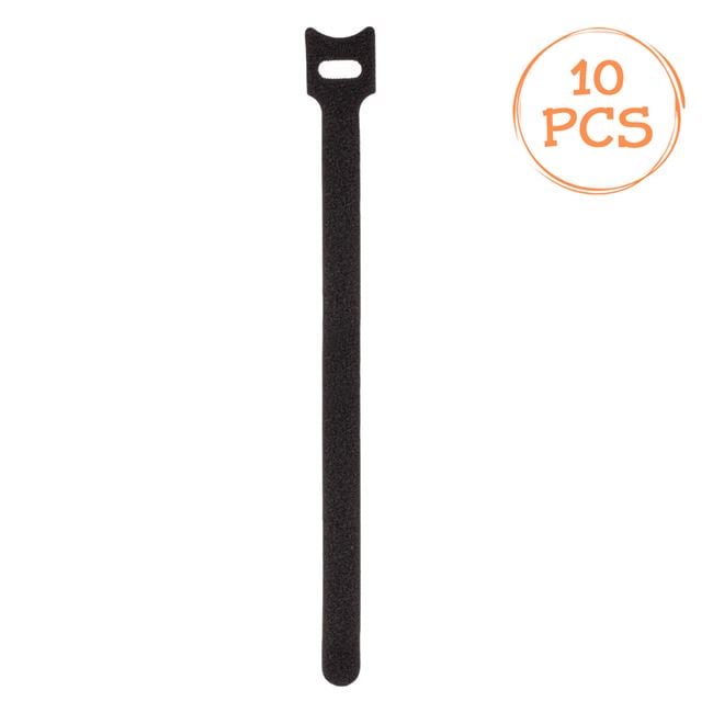 Banda Adeziva Scai Dublu Neagra pentru Cabluri 9.5x1.3cm 10buc