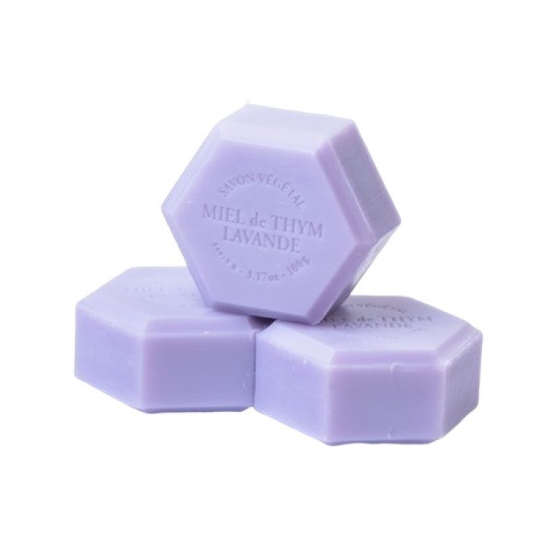 Sapun Vegetal Hexagonal cu Lavanda 100gr Apidava