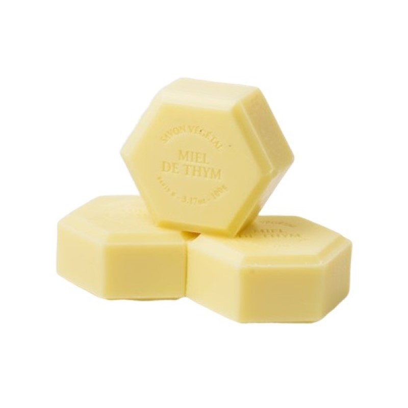 Sapun Vegetal Hexagonal cu Miere si Cimbrisor 100gr Apidava