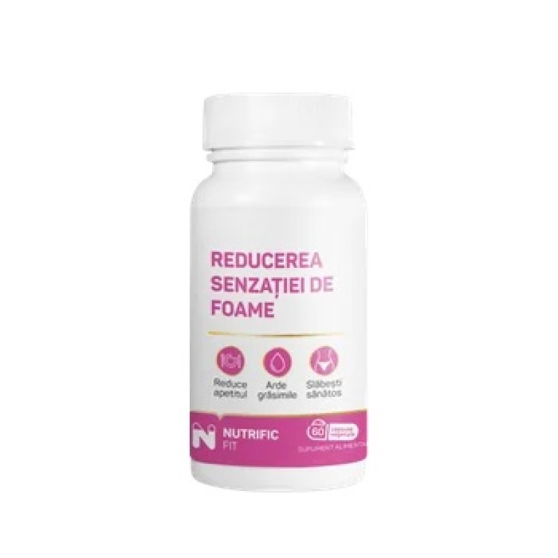 Reducerea Senzatiei de Foame, 60 Capsule Vegetale, Nutrific