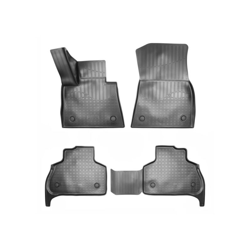 Set 4 Covorase Cauciuc Stil Tavita Compatibile BMW X5 G05 2018-Prezent