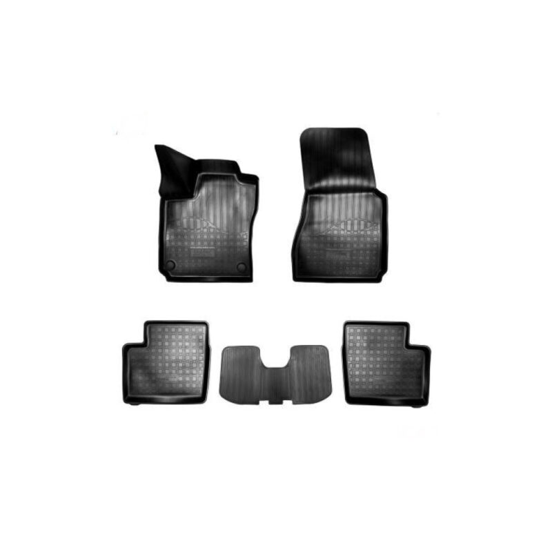 Set 4 Covorase Stil Tavita Cauciuc Smart Forfour W453 2014-Prezent