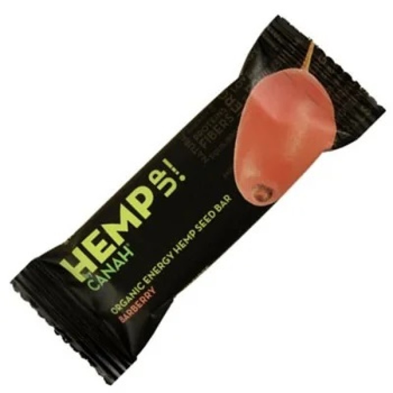 Baton cu Seminte de Canepa si Agrise Eco, 48gr, Canah