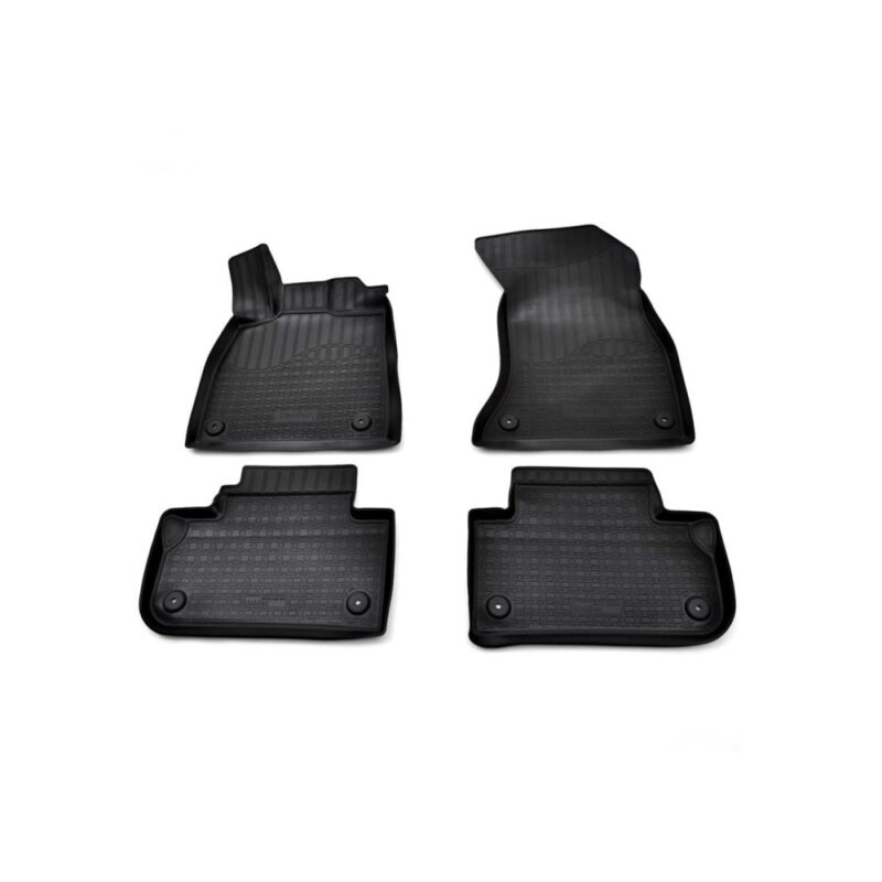 Set 4 Covorase Cauciuc Stil Tavita Compatibile Audi Q5 II 2017-Prezent