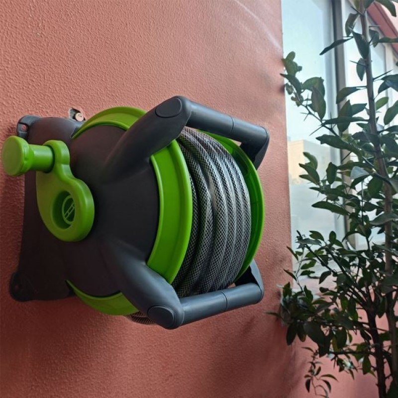 Tambur cu Furtun de 15m pentru Gradina - imagine 6
