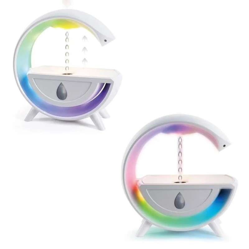 Lampa LED cu Umidificator Boxa si USB 24x8x26cm