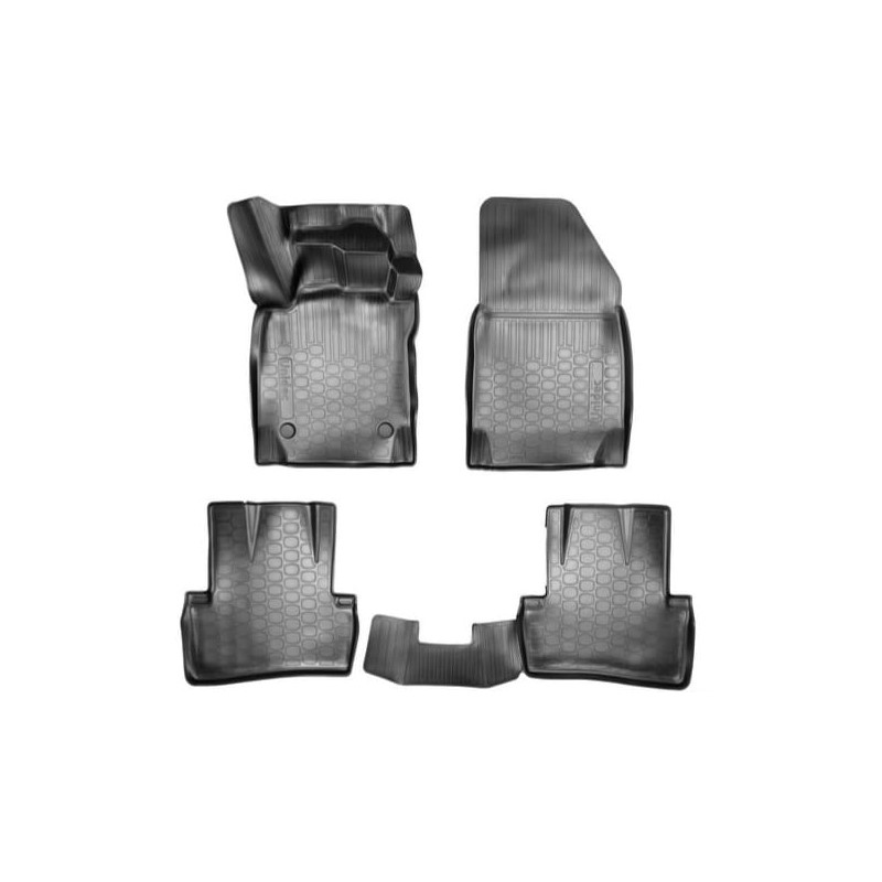 Set 4 Covorase Cauciuc Stil Tavita Jeep Compass 2011-2017