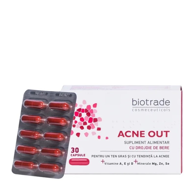 Acne Out, 30 capsule, Biotrade