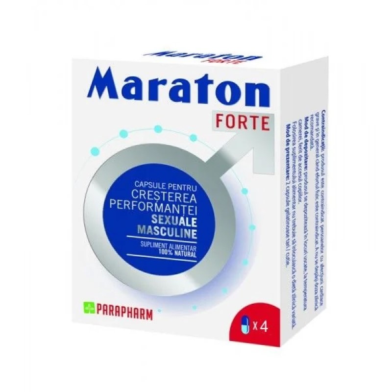Maratoon Forte 4 capsule, Imbunatateste Performanta Sexuala, Barbati