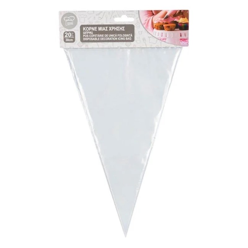 Pos de Cofetarie Transparent de Unica Folosinta 30cm 20buc